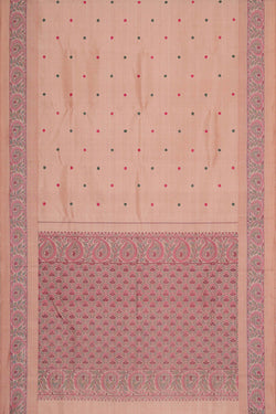 Image of Arani Silk Light Peach Saree