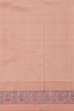 Image of Arani Silk Light Peach Saree