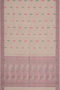 Image of Arani Silk Cream Saree
