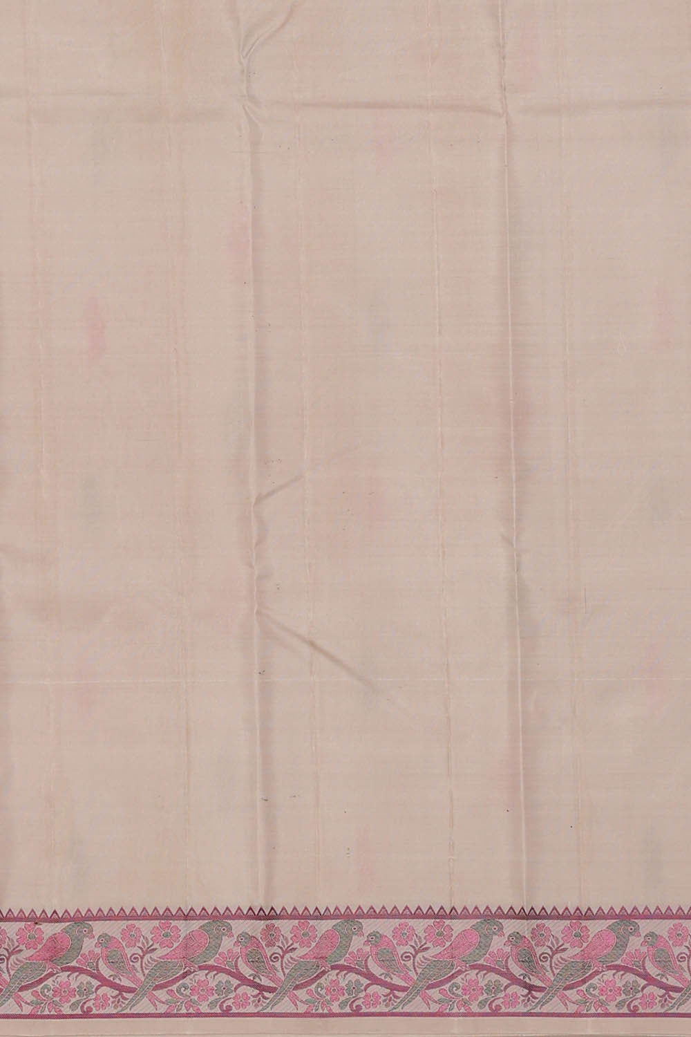 Arani Silk Cream Saree