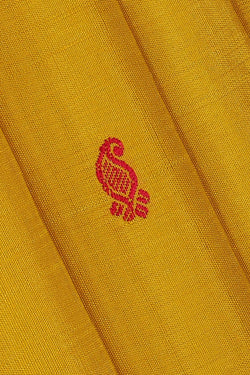 Image of Arani Silk Yellow Saree