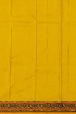 Image of Arani Silk Yellow Saree