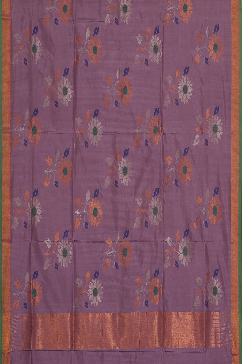 Image of Uppada Silk Dark Lavender Saree
