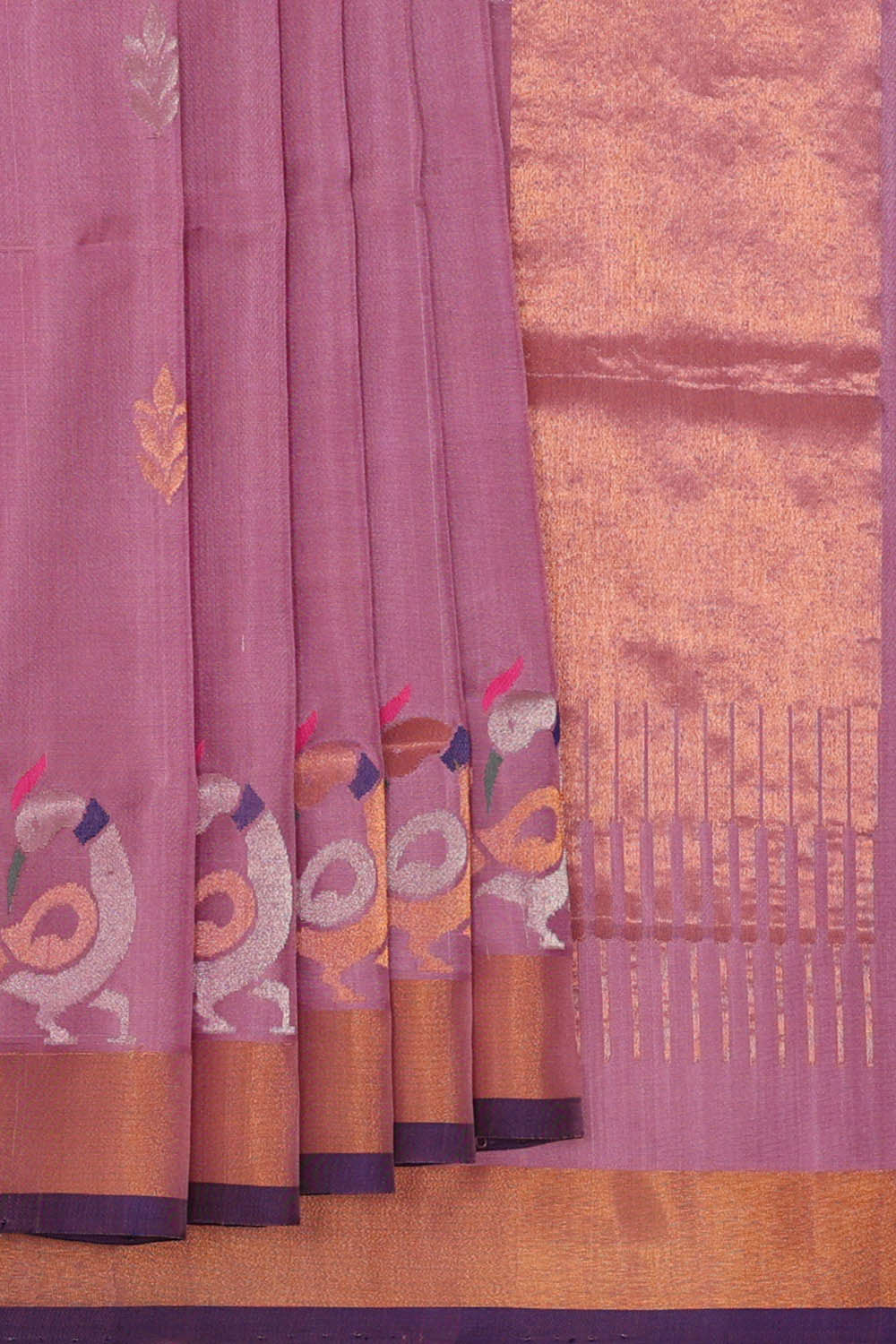 Uppada Silk Onion Pink Saree