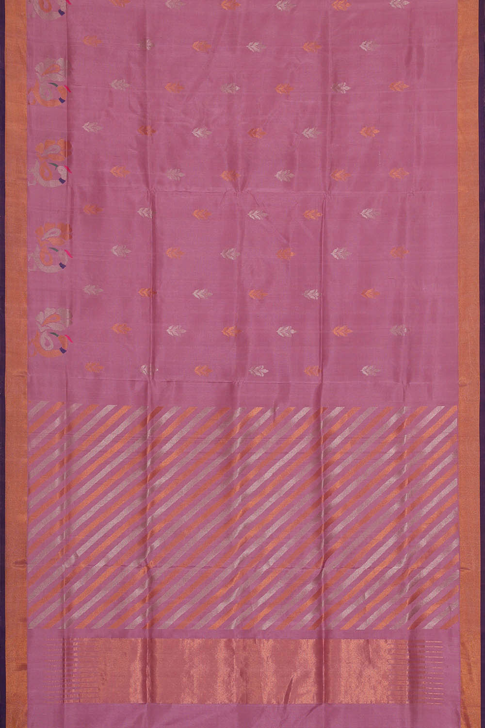 Image of Uppada Silk Onion Pink Saree