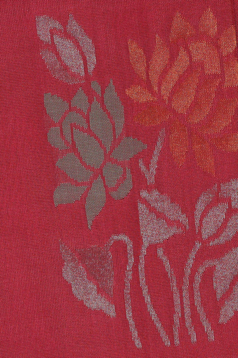 Image of Uppada Silk Peach Pink Saree