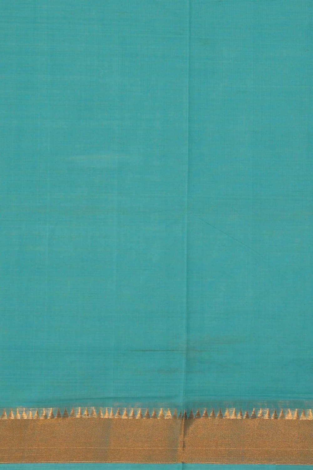 Image of Ponduru Cotton Sky Blue Saree