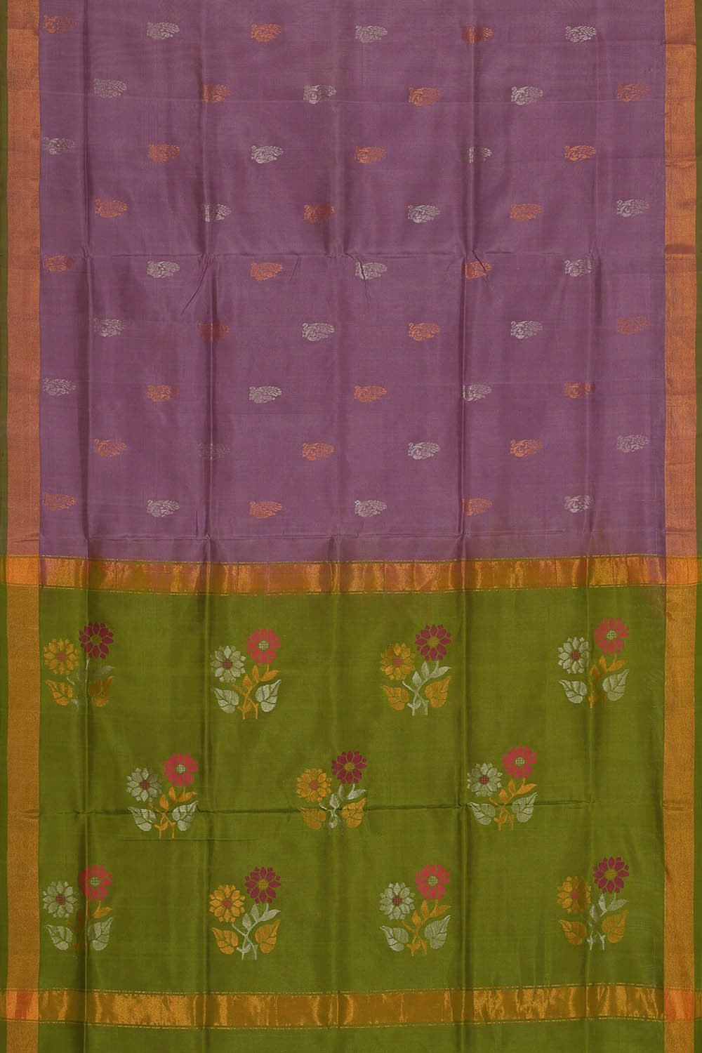 Image of Uppada Silk Lavender Saree