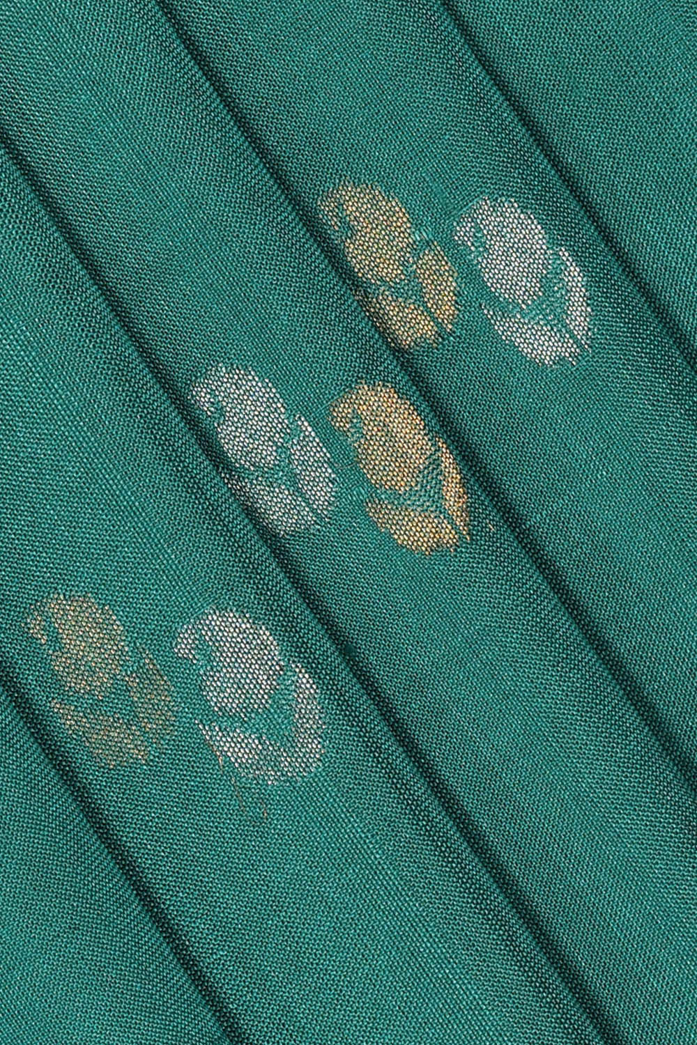 Image of Uppada Silk Turquoise Blue Saree