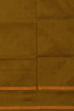 Image of Uppada Silk Bottle Green Saree