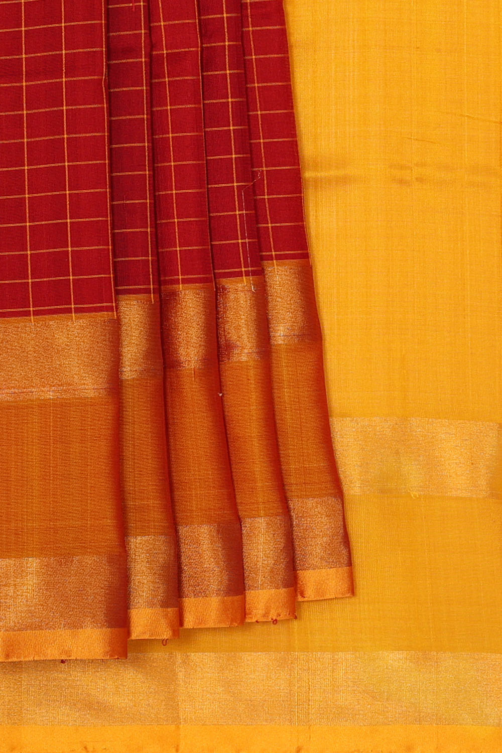 Image of Maroon Uppada Silk Saree