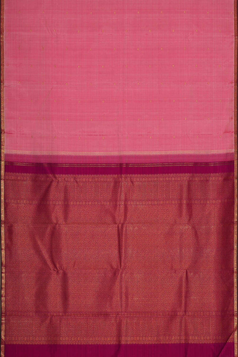 Arani Silk Pink Saree