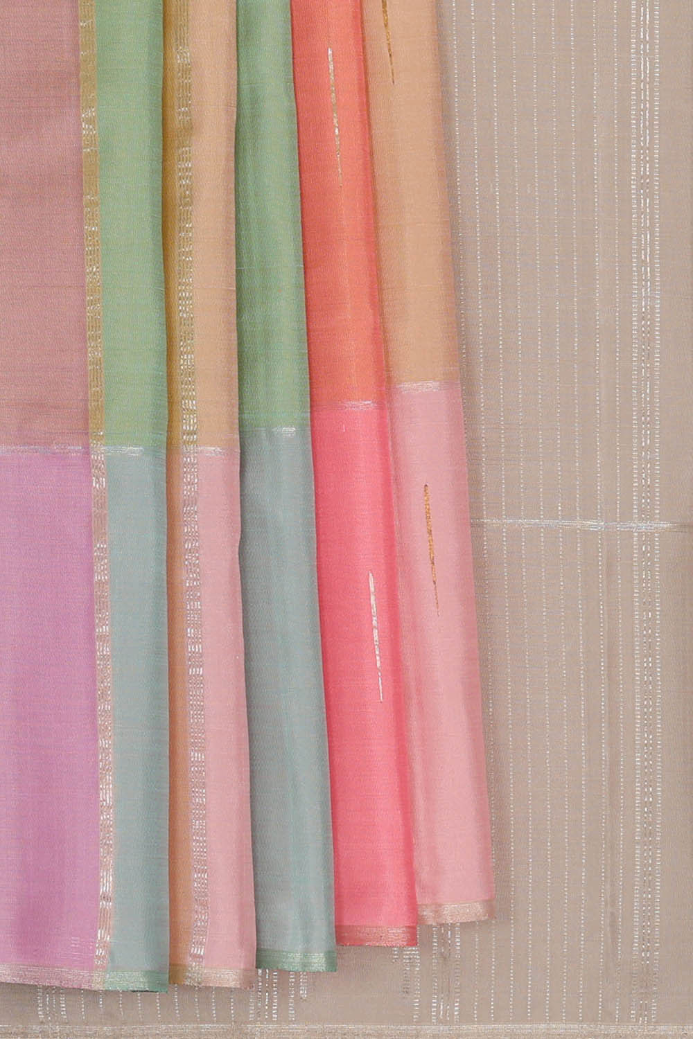 Arani Silk Multicolour Saree