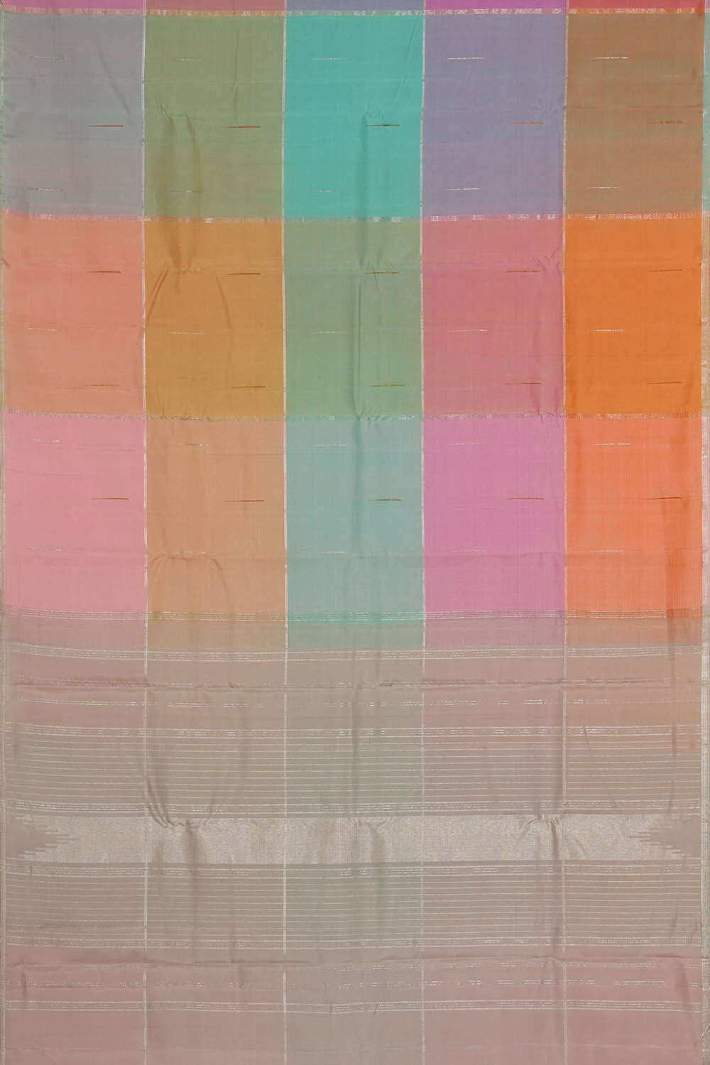Arani Silk Multicolour Saree