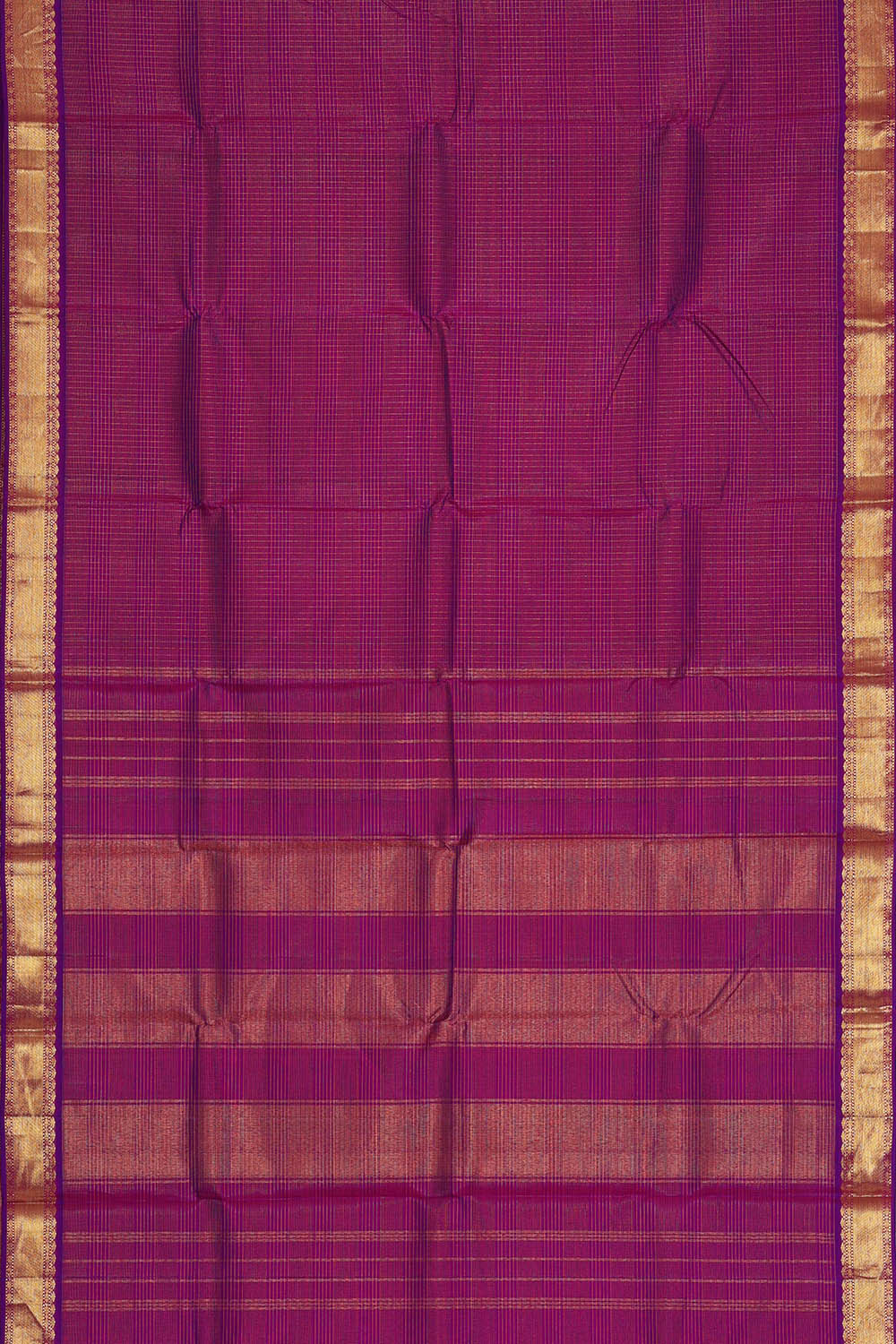 Image of Arani Silk Magenta Purple Saree