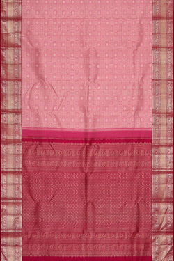 Image of Arani Silk Pink Saree