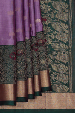 Image of Lavender Silk Saree