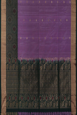 Image of Lavender Silk Saree
