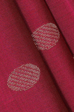 Image of Magenta Red Silk Saree