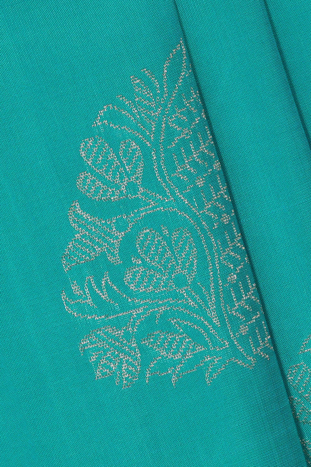 Image of Sky Blue Silk Saree