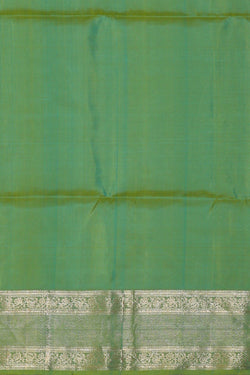 Image of Sky Blue Silk Saree