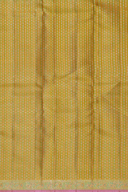 Image of Arani Silk Golden Green Saree