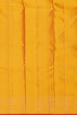Image of Arani Silk Yellow Saree