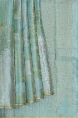 Image of Arani Silk Light Blue Saree