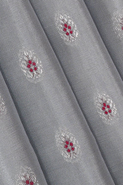 Image of Arani Silk Grey Saree