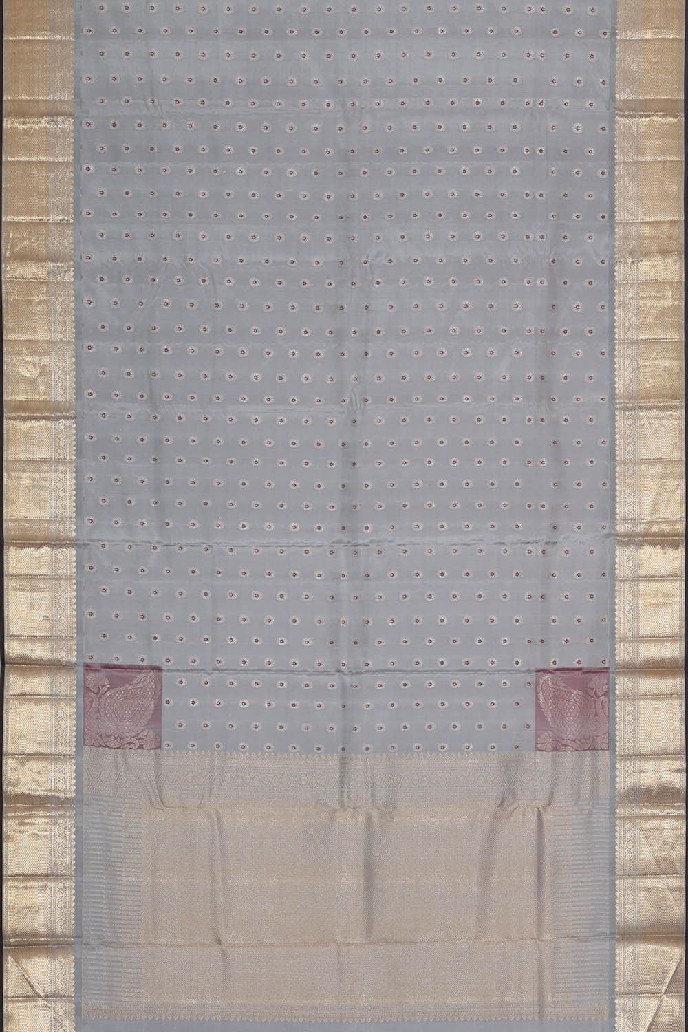 Arani Silk Grey Saree