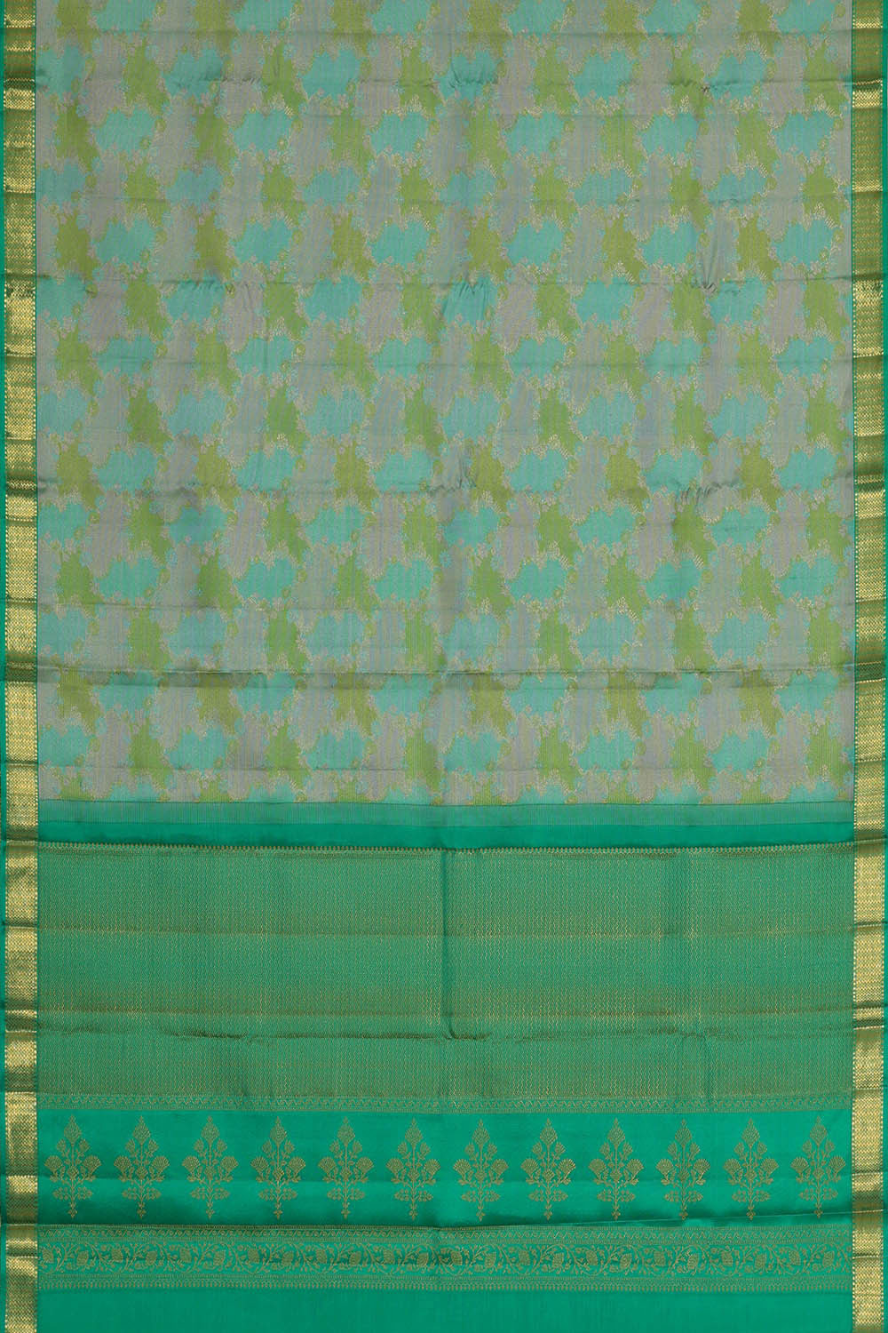 Arani Silk Sea Green Saree