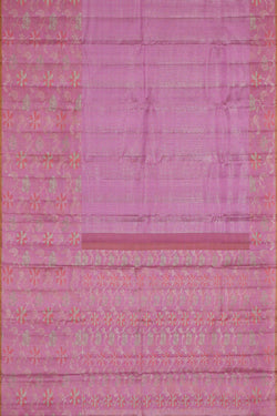 Image of Arani Silk Lavender Pink Saree