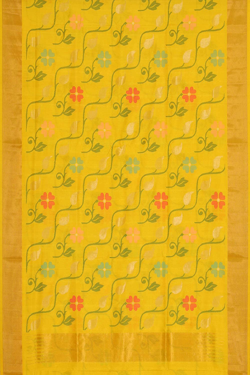 Uppada Silk Yellow Saree