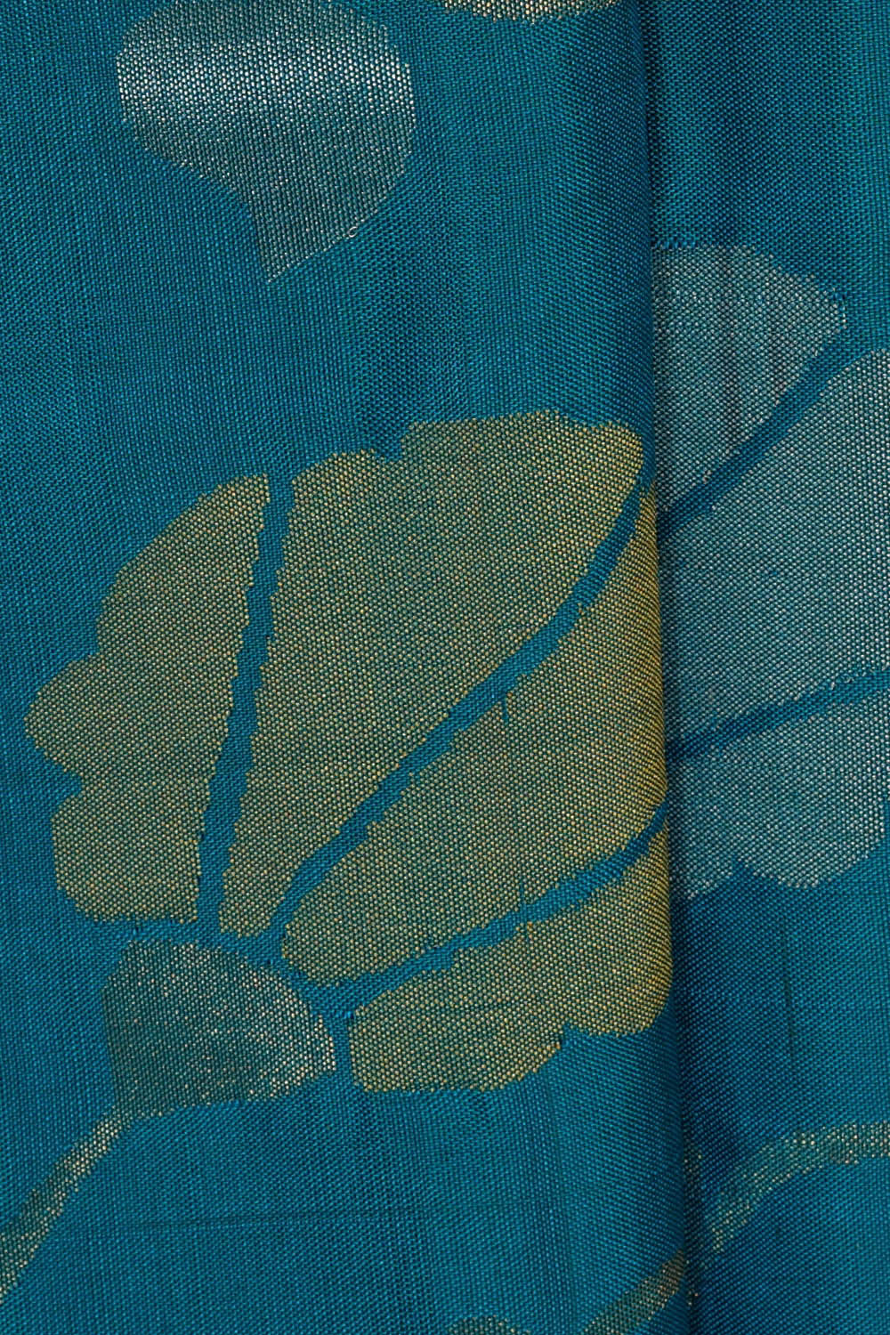 Image of Uppada Silk Ocean Blue Saree