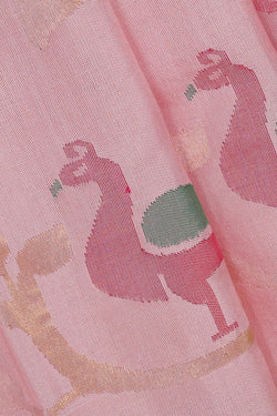 Image of Uppada Silk Light Pink Saree
