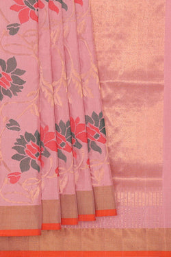 Image of Uppada Silk Pink Saree