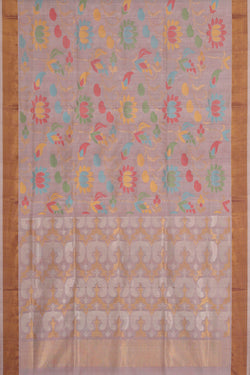 Image of Uppada Silk Light Onion Pink Saree