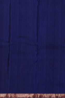 Image of Kanchipattu Royal Blue Brocade Saree