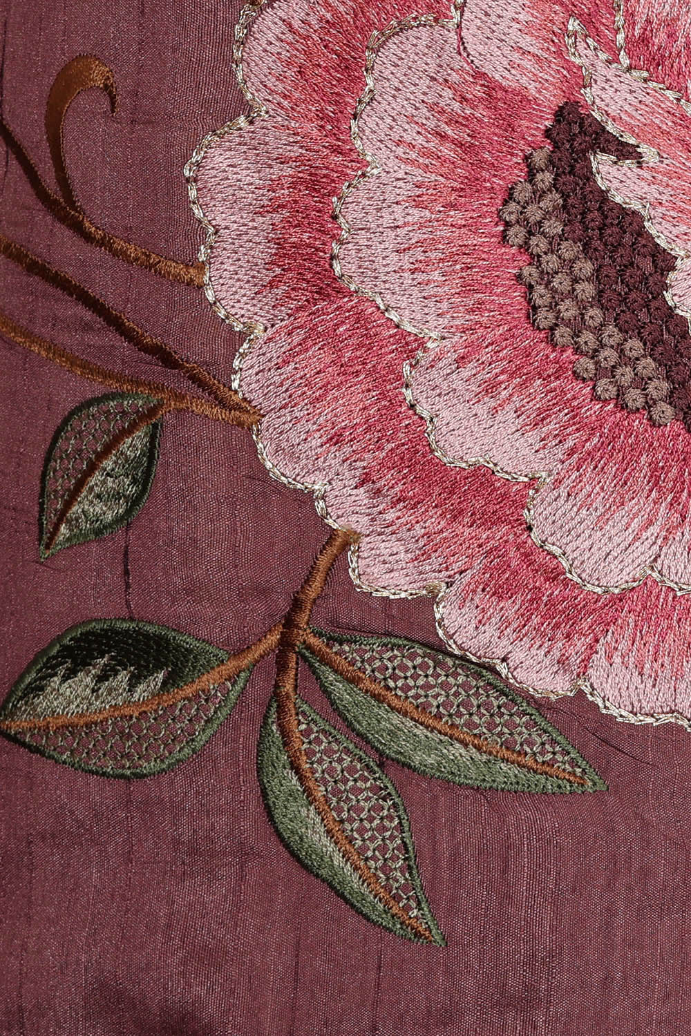 Image of Muted Pink Silk Saree