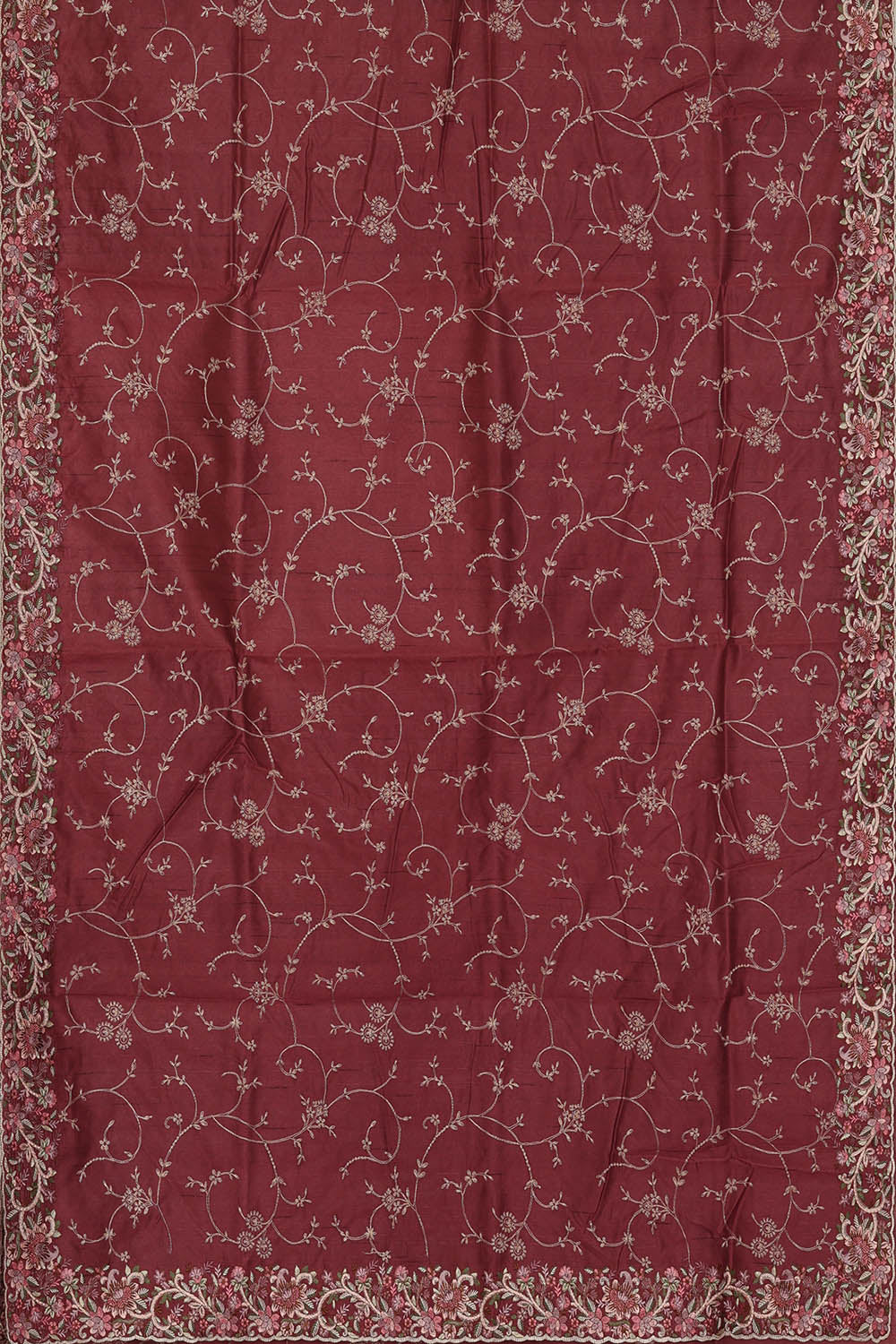 Image of Brown Silk Saree