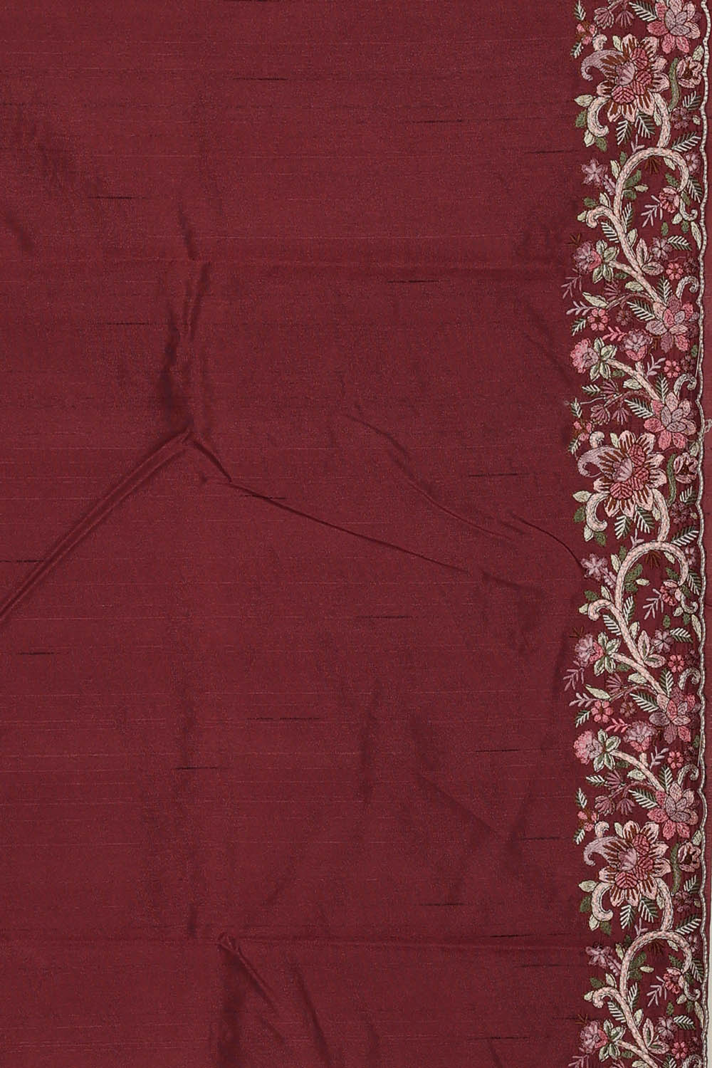 Image of Brown Silk Saree