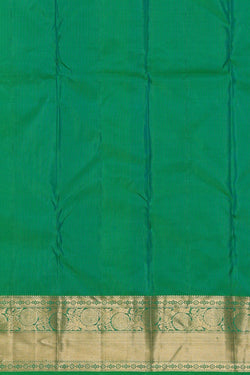 Image of Kanchipattu Emerald Green Brocade Saree