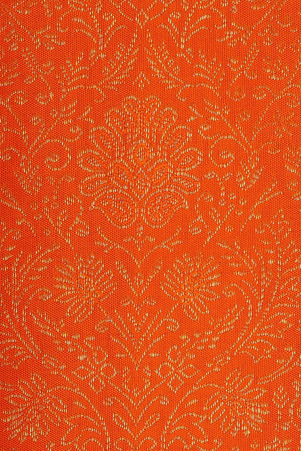 Kanchipattu Orange Brocade Saree
