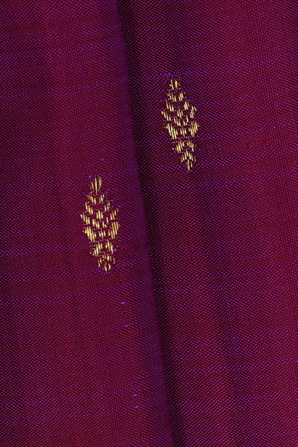 Image of Kanchipattu Dark Magenta Brocade Saree