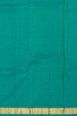 Image of Kanchipattu Parrot Green Brocade Saree