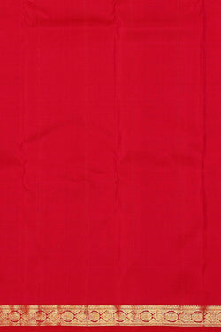 Image of Kanchipattu Red Brocade Saree