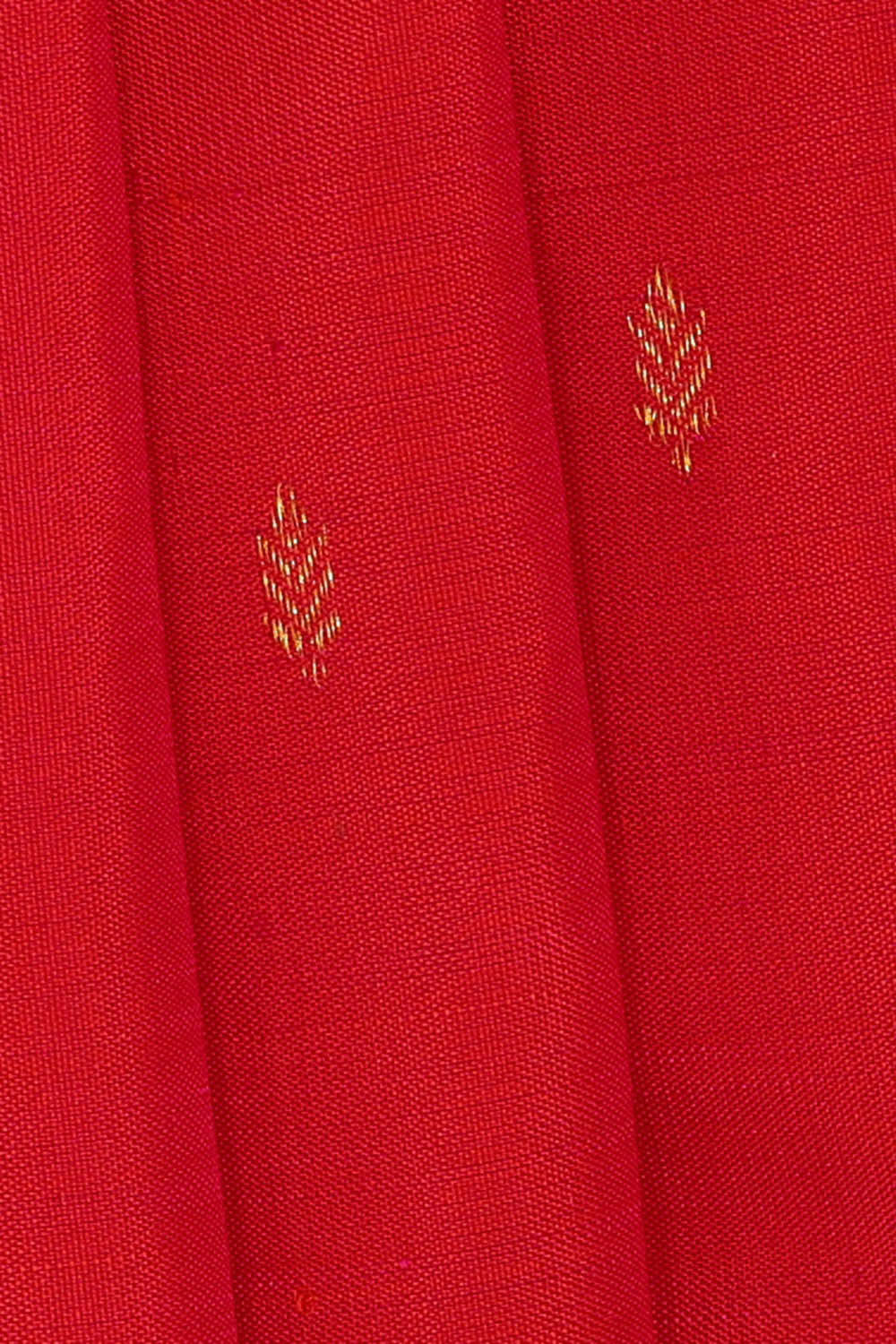 Image of Kanchipattu Red Brocade Saree