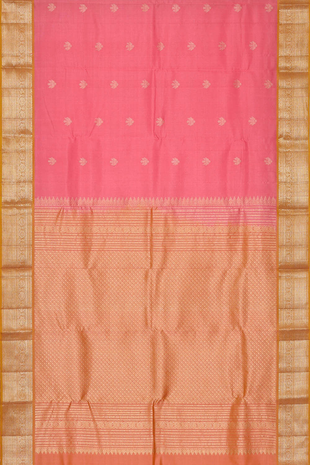 Organza Pink Saree