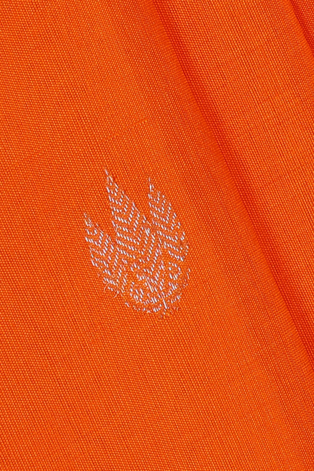 Kanchi Kora Orange Saree