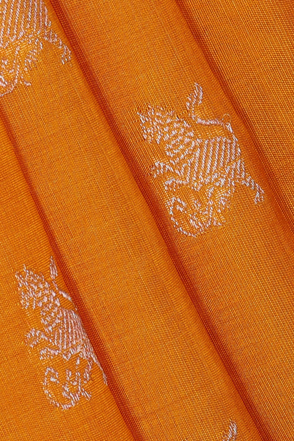 Organza Mustard Yellow Saree